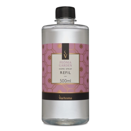 Produto Refil Home Spray Peônia Garden Via Aroma - 500ml