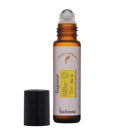 Roll-On Blend Óleos Essenciais Confiança Via Aroma - 10ml