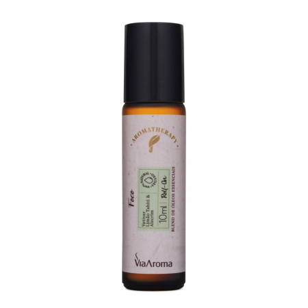 Roll-On Blend Óleos Essenciais Foco Via Aroma - 10ml