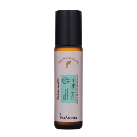 Roll-On Blend Ãleos Essenciais Relaxante Via Aroma - 10ml