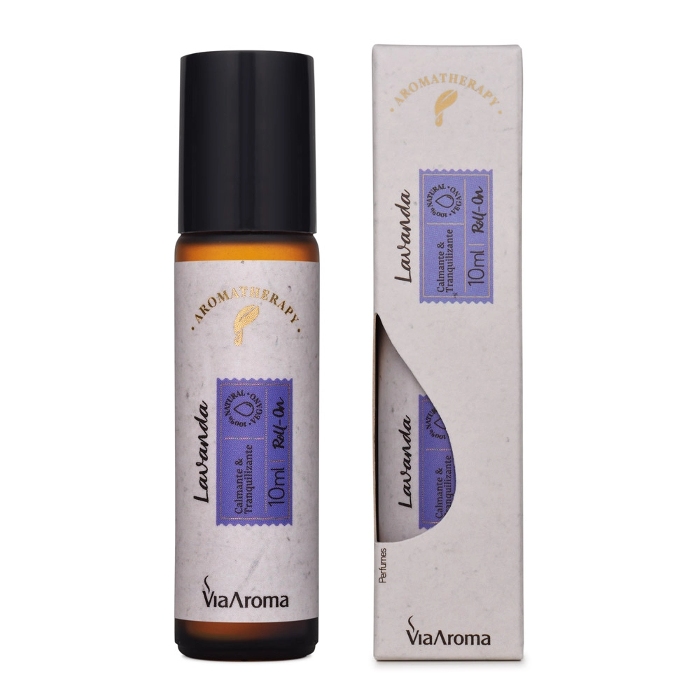 Roll-On Ã“leo Essencial Lavanda Via Aroma - 10ml