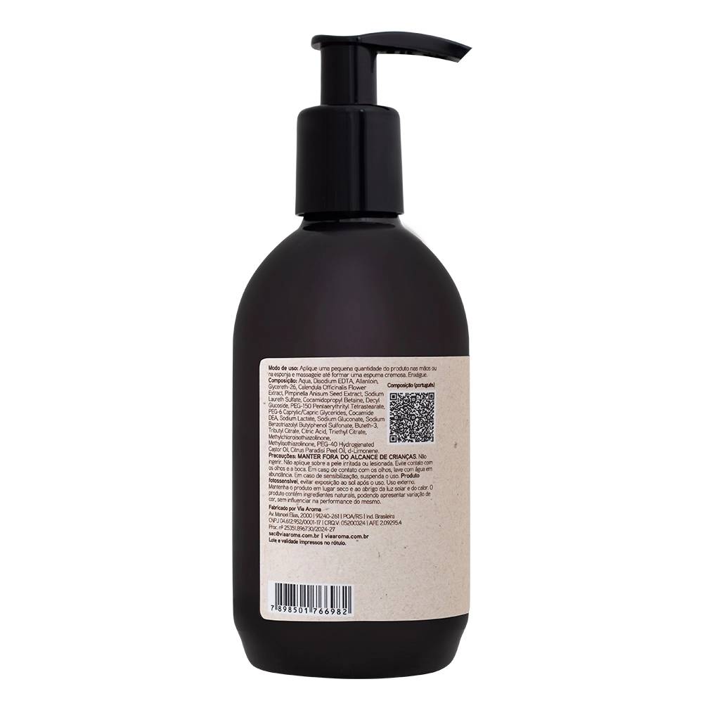 Sabonete LÃquido Grapefruit Aromatherapy Via Aroma â 250ml