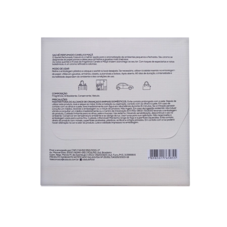 Sachê Perfumado Canela e Maçã Caszulo - 20g