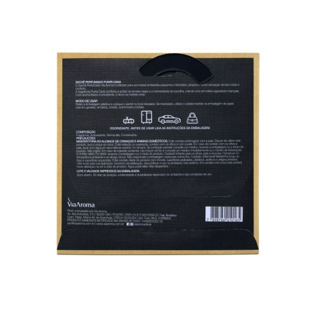 Sachê Perfumado Punta Cana Linha Mundo Via Aroma - 20g