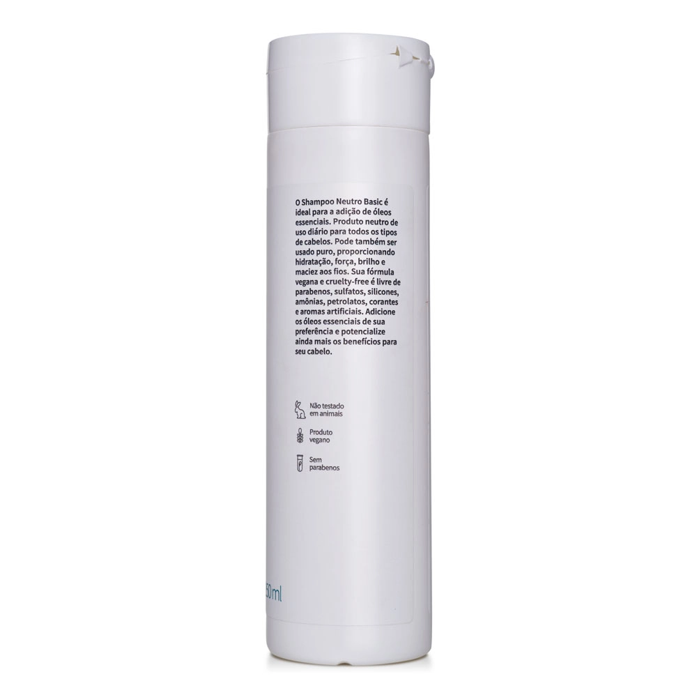 Shampoo Neutro Linha Basic Via Aroma - 250ml