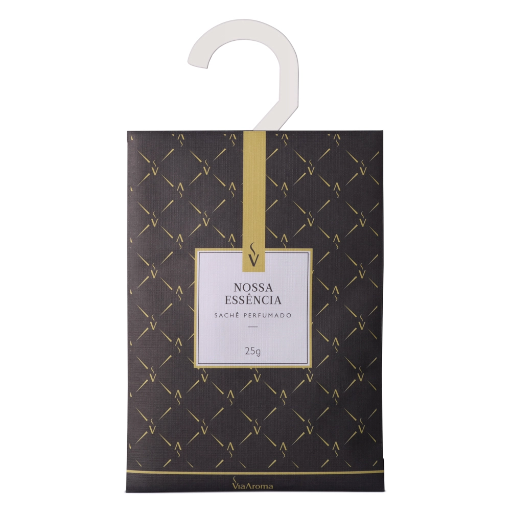 Sachê Perfumado Nossa Essência Via Aroma - 25g Frente com gancho