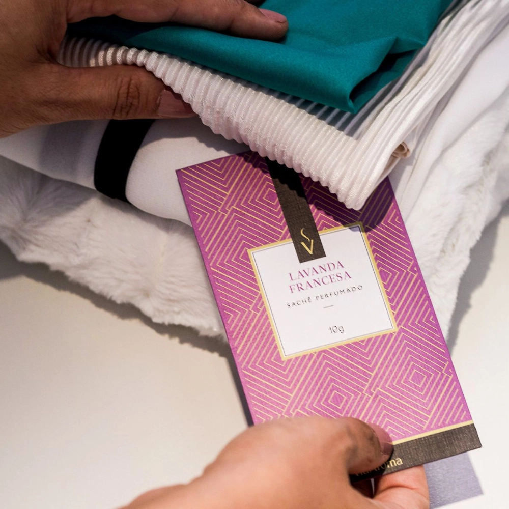  SachÃª Perfumado Lavanda Francesa Via Aroma - 10g Produzida