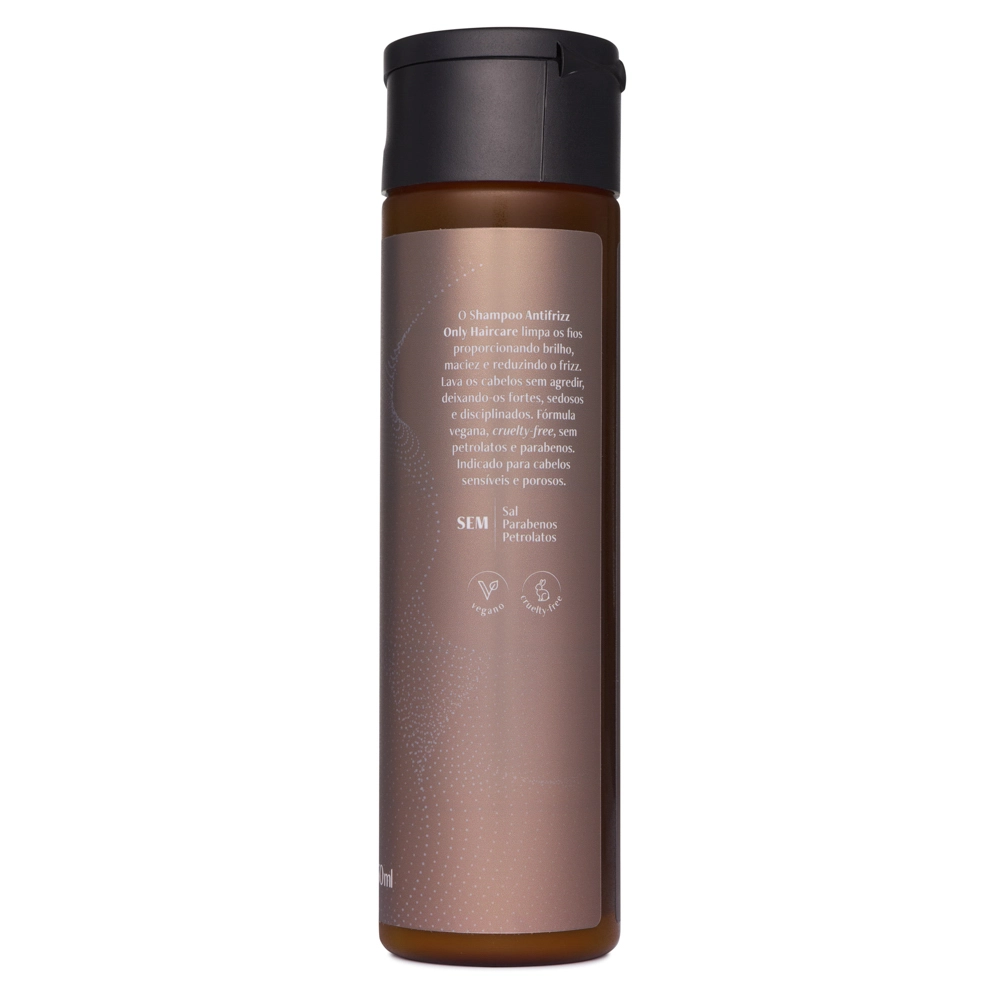 Shampoo Antifrizz Only Haircare Via Aroma - 250ml Lateral direita