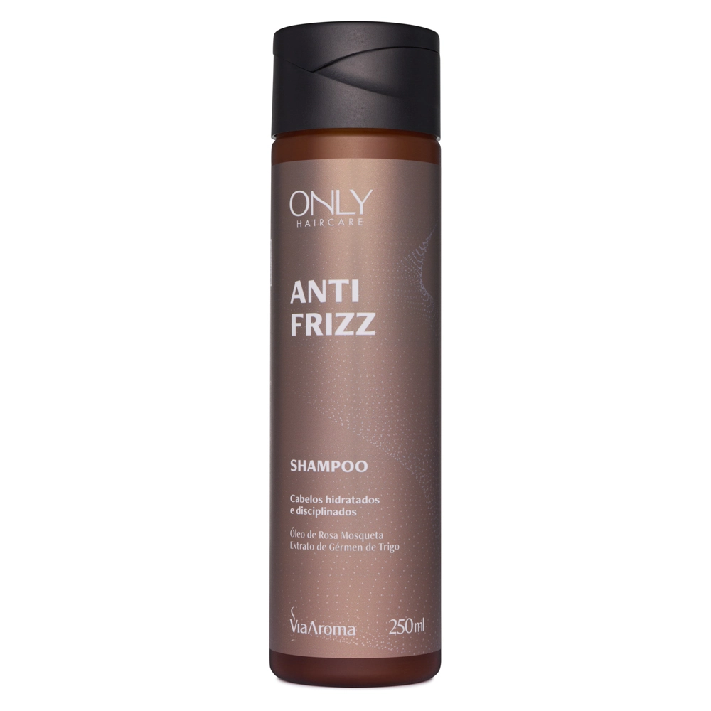 Shampoo Antifrizz Only Haircare Via Aroma - 250ml Frente