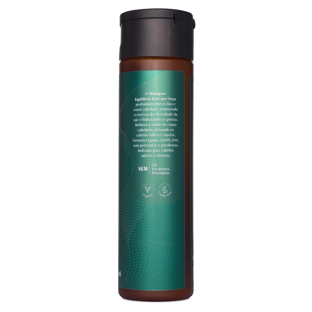 Shampoo EquilÃ­brio Only Haircare Via Aroma - 250ml lateral direita