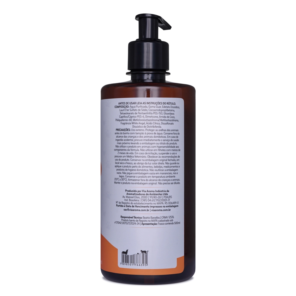 Shampoo One Pet Pelos Claros Via Aroma – 500 ml Lateral direita