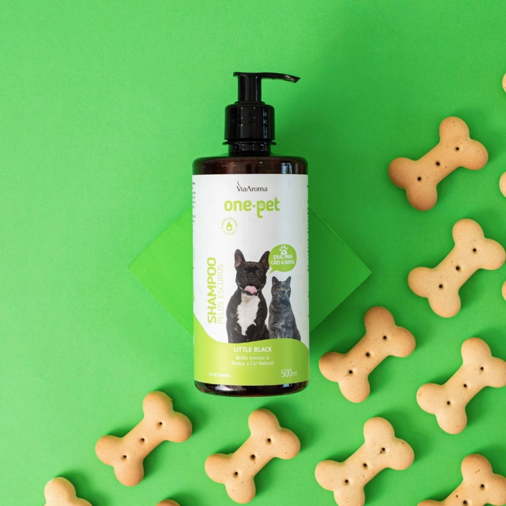 Shampoo One Pet Pelos Escuros Via Aroma