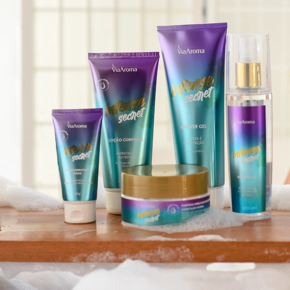 Shower Gel Desodorante Intense Secret Via Aroma